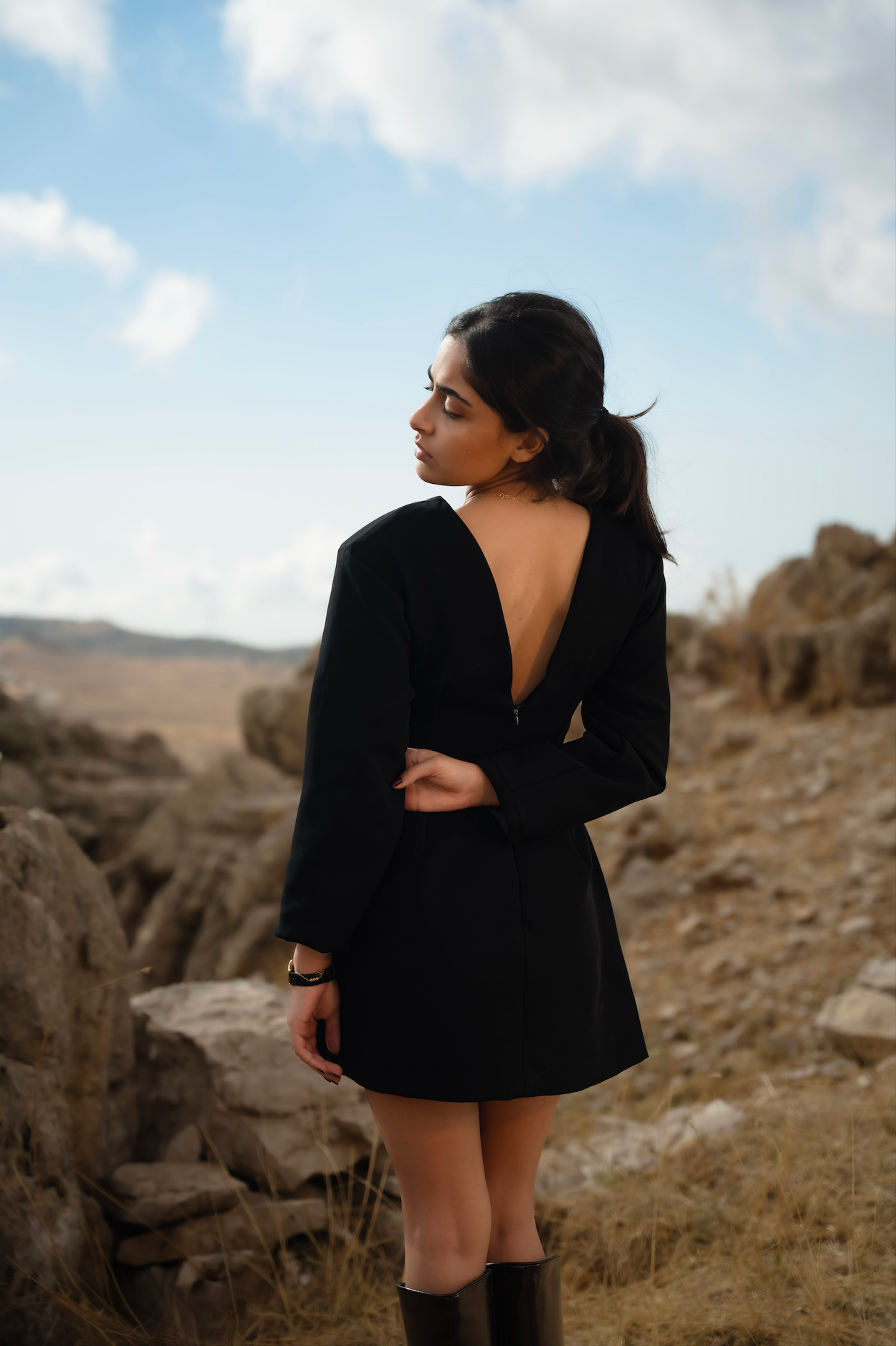 Minuit Short Black Dress