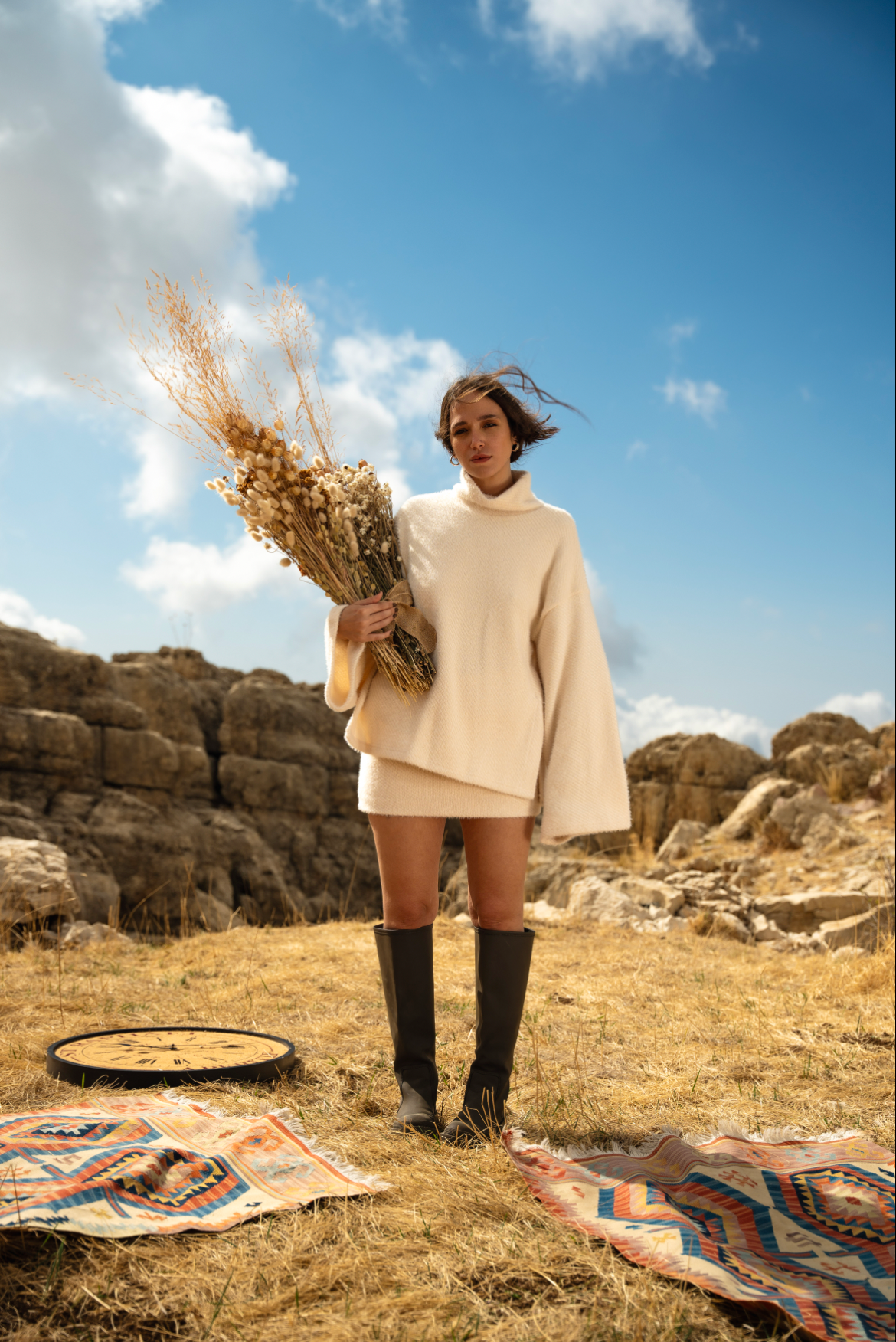 Brume | Sweater and Skirt Set