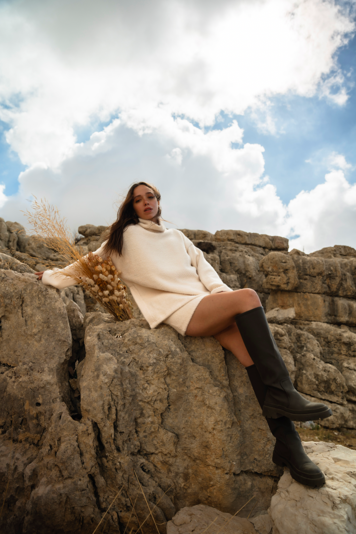 Brume | Sweater and Skirt Set